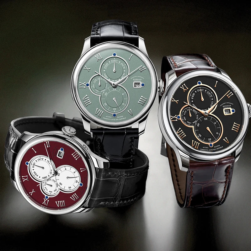 BORMAN BM18011 Men’s Automatic Watch – Calendar Sapphire Business Classic