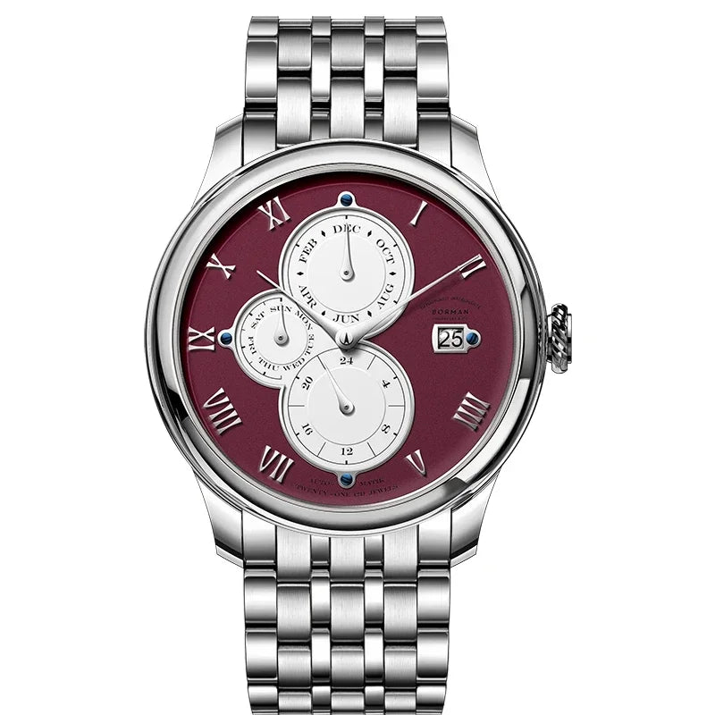BORMAN BM18011 Men’s Automatic Watch – Calendar Sapphire Business Classic