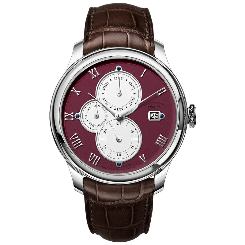 BORMAN BM18011 Men’s Automatic Watch – Calendar Sapphire Business Classic Smash Price Shop Men's Watch