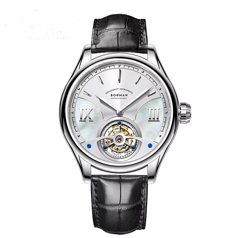BORMAN BM38886 Flying Tourbillon Men’s Watch – Double Sapphire Mechanical