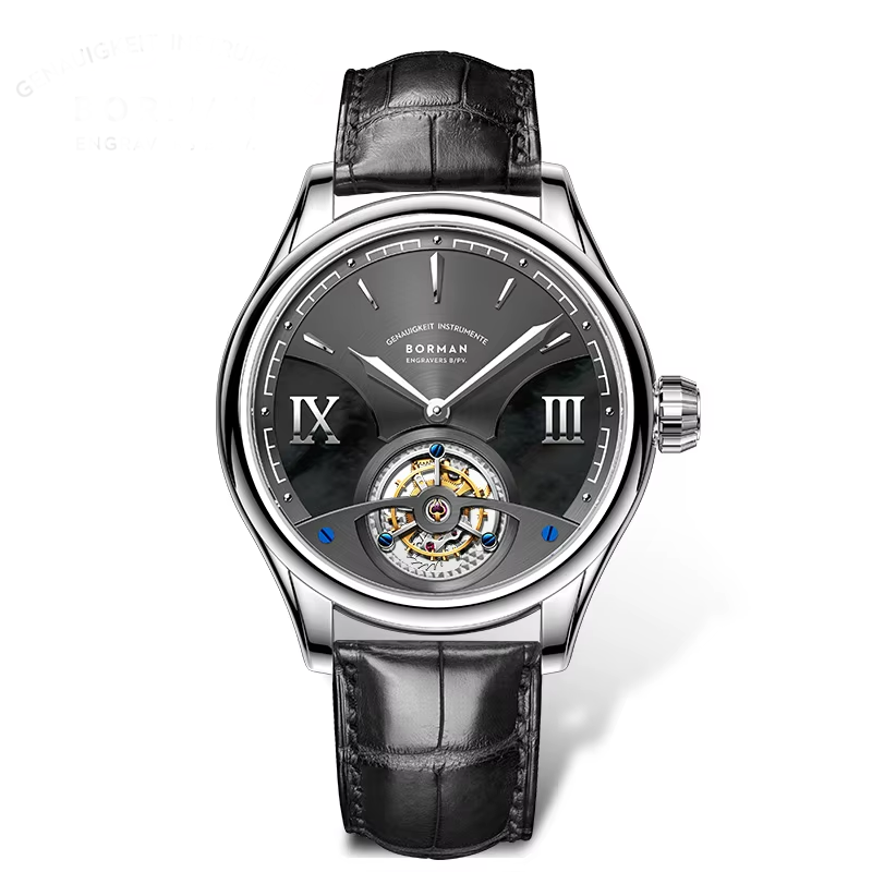 BORMAN BM38886 Flying Tourbillon Men’s Watch – Double Sapphire Mechanical Smash Price Shop Men's Watch