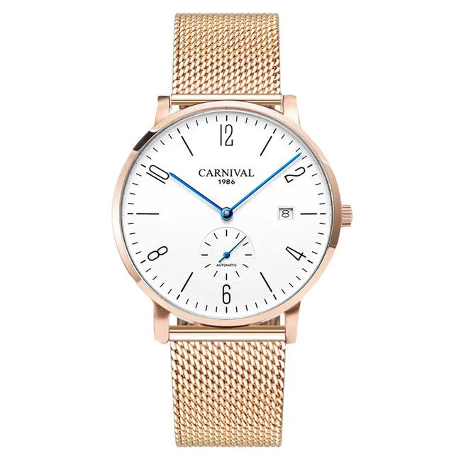 Carnival Ultra-Thin Mechanical Watch for Men 8017 Smash Price Shop Watch