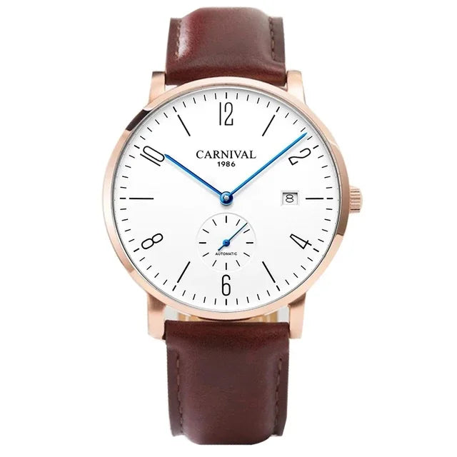 Carnival Ultra-Thin Mechanical Watch for Men 8017 Smash Price Shop Watch