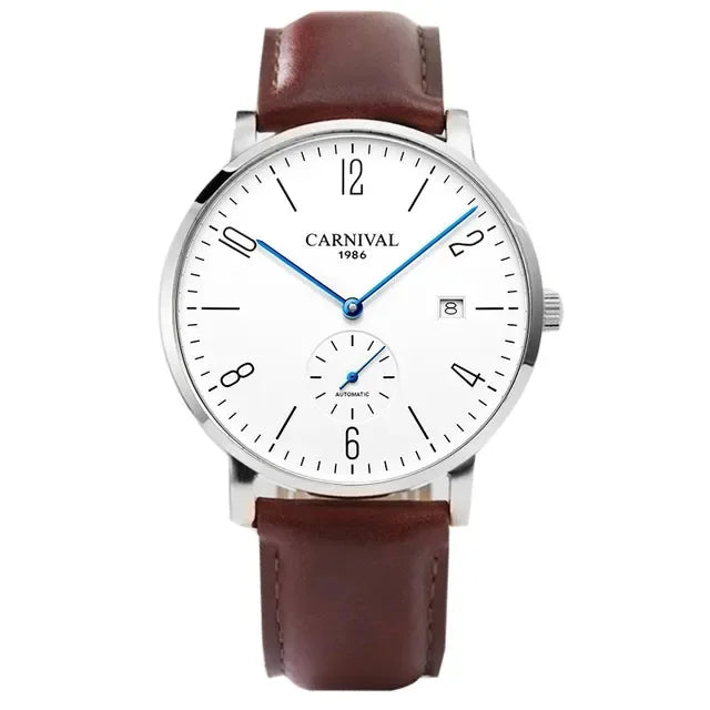Carnival Ultra-Thin Mechanical Watch for Men 8017 Smash Price Shop Watch
