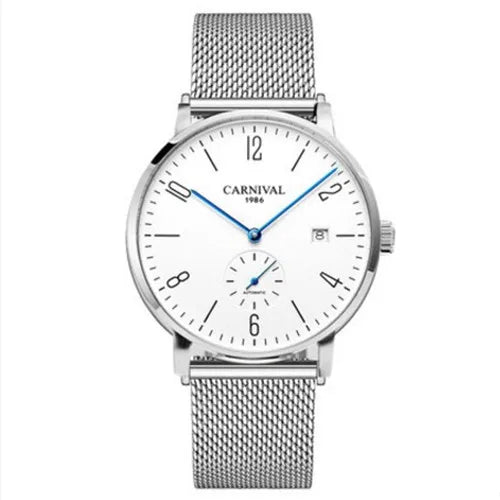 Carnival Ultra-Thin Mechanical Watch for Men 8017 Smash Price Shop Watch