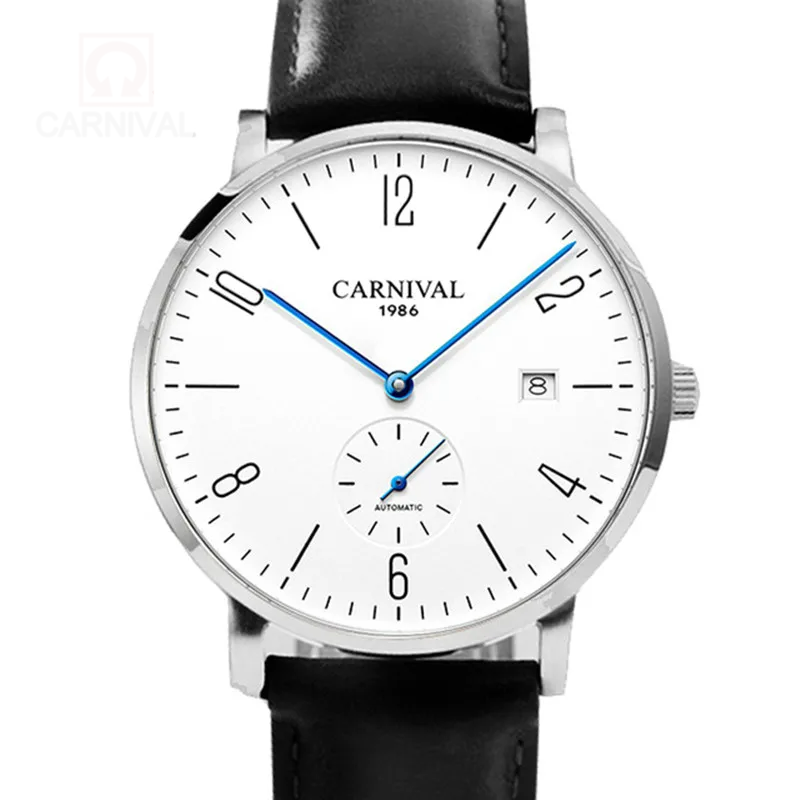 Carnival Ultra-Thin Mechanical Watch for Men 8017 Smash Price Shop Watch