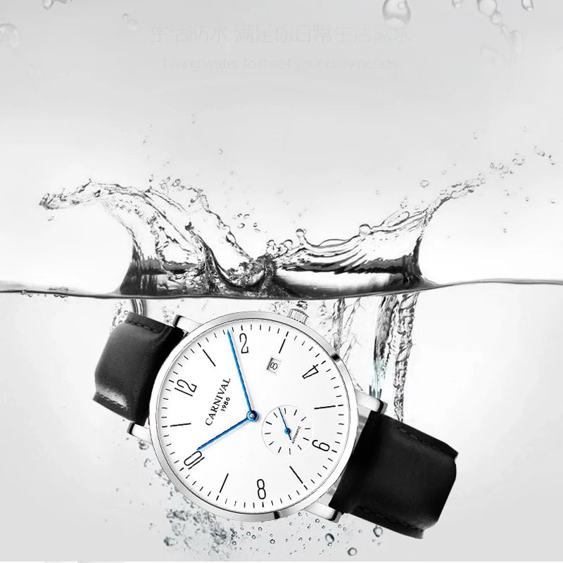 Carnival Ultra-Thin Mechanical Watch for Men 8017 Smash Price Shop Watch