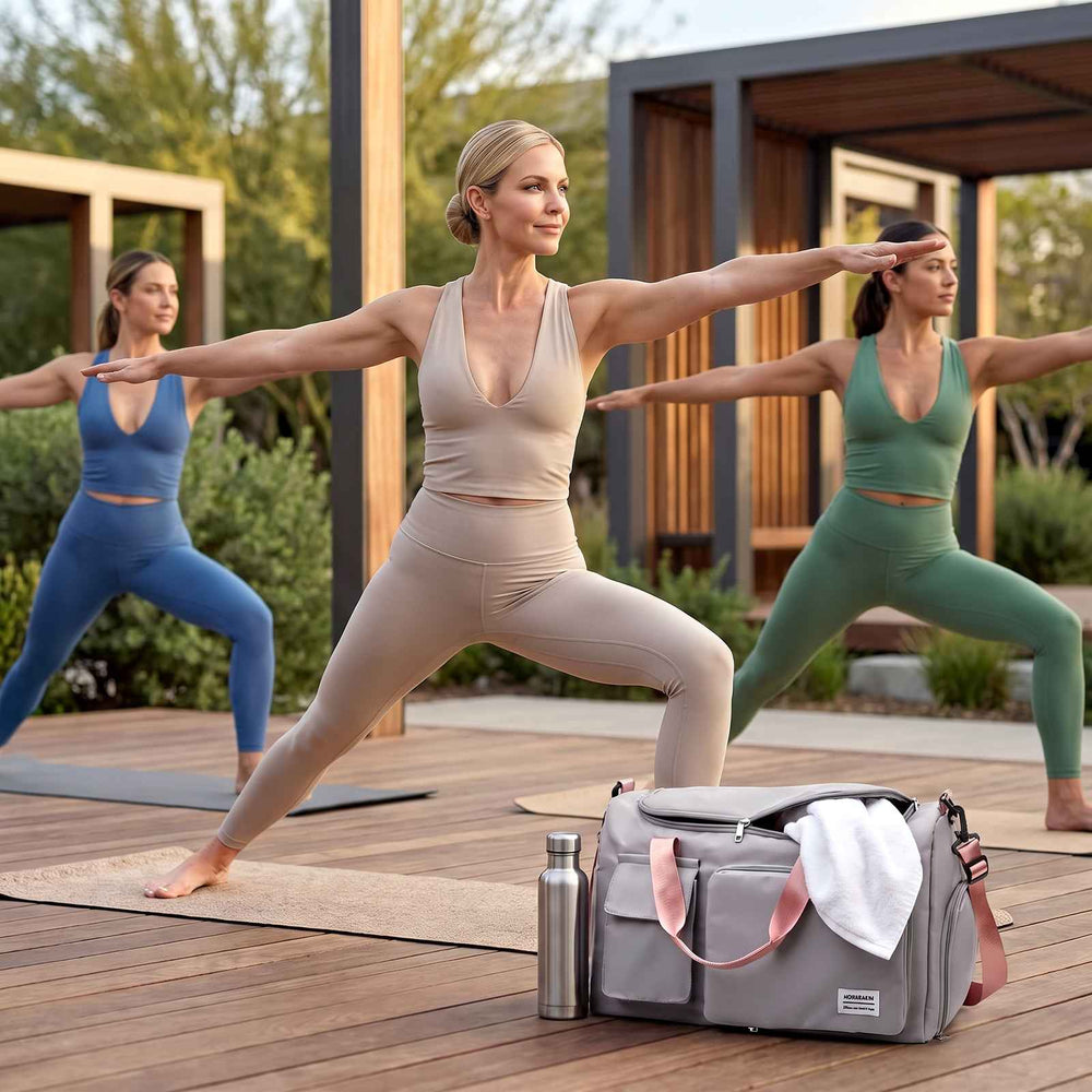 Carry-On Weekender Travel Bag with Shoe Compartment – lifestyle image 1
