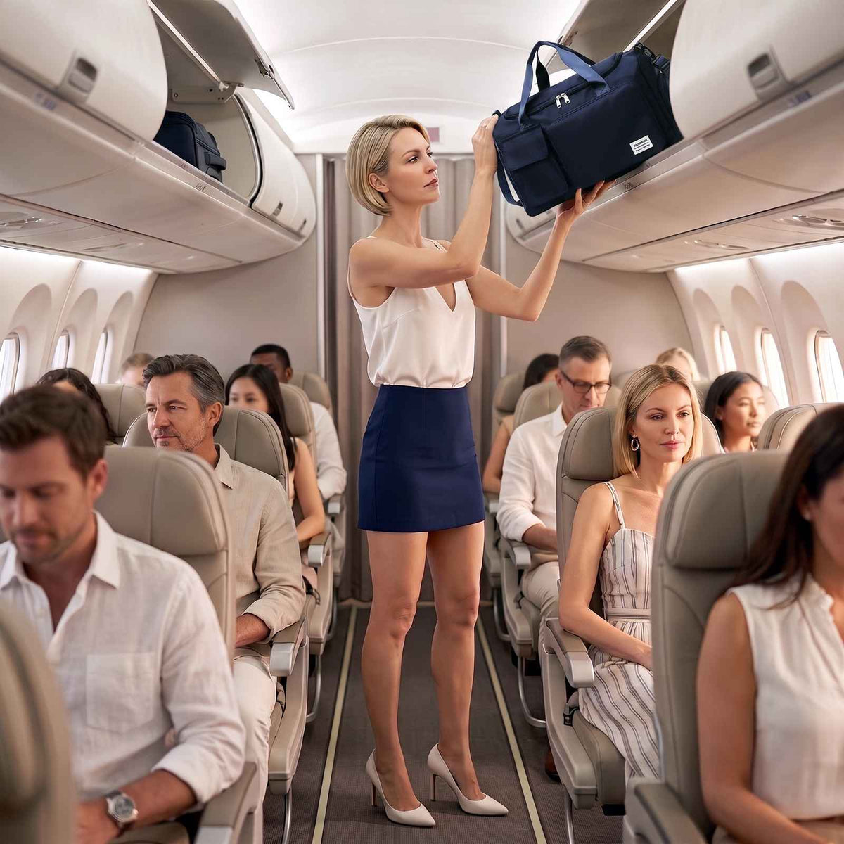 Carry-On Weekender Travel Bag with Shoe Compartment – lifestyle image 2