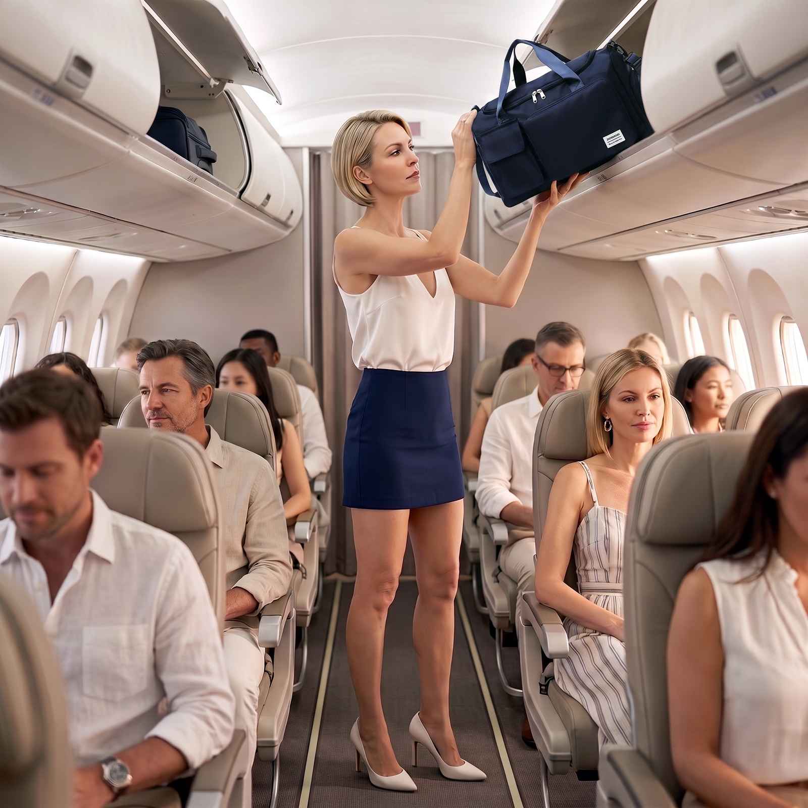 Carry-On Weekender Travel Bag with Shoe Compartment – lifestyle image 2