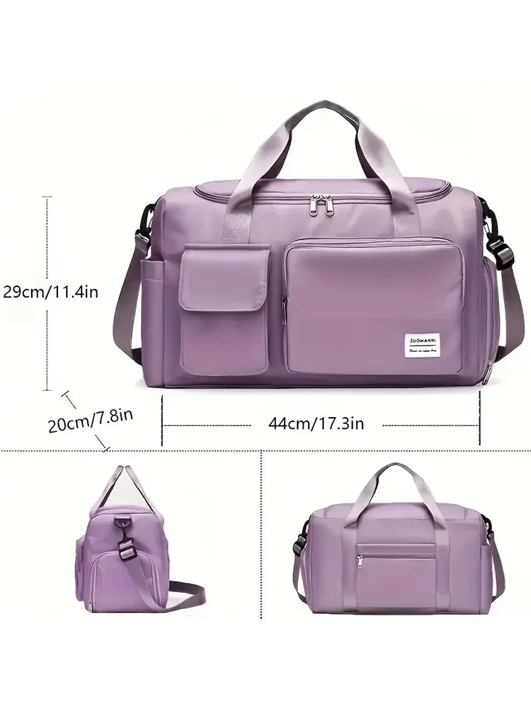 Carry-On Weekender Travel Bag with Shoe Compartment – product image 6