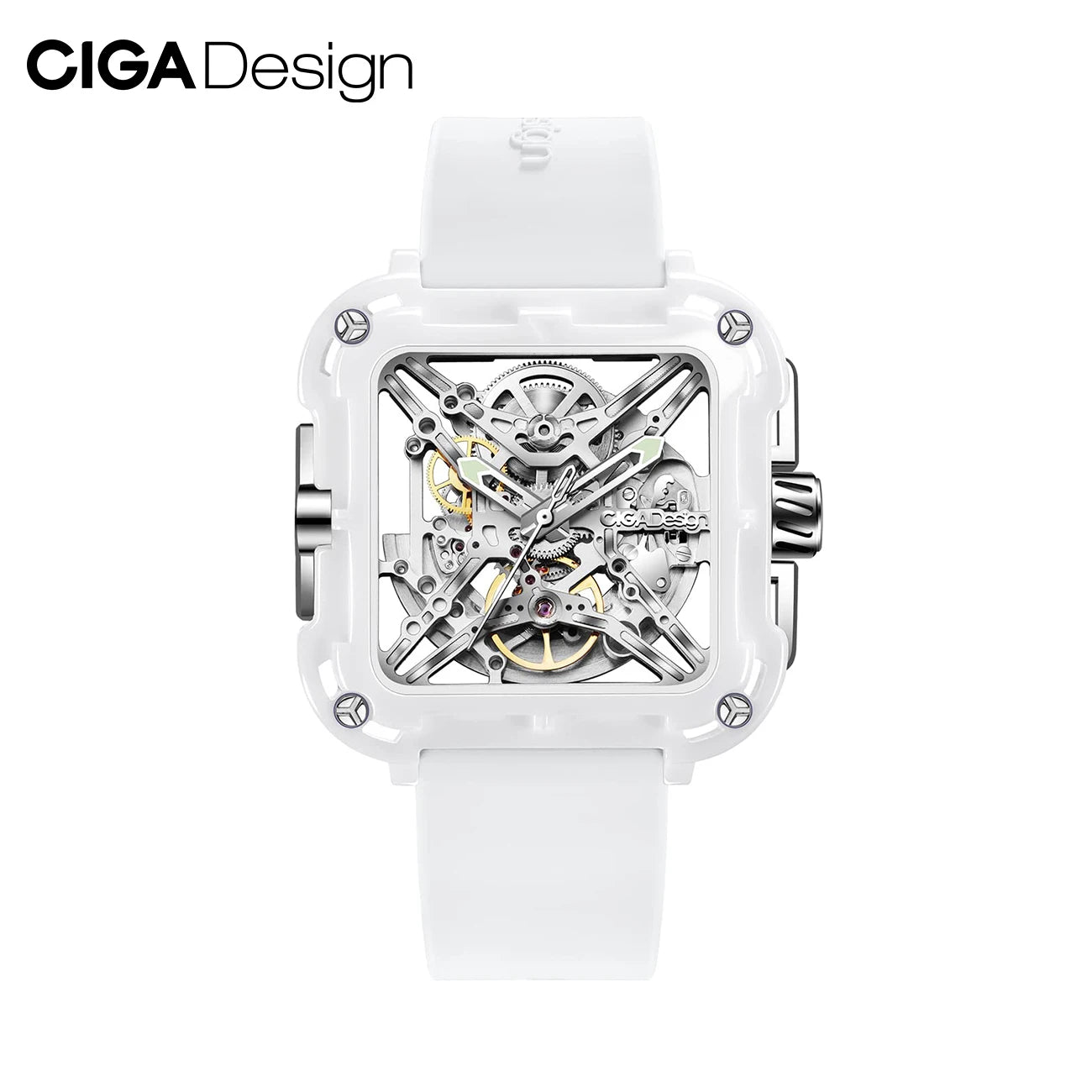 CIGA Design X Series Couple Watch – Ceramic Skeleton Automatic