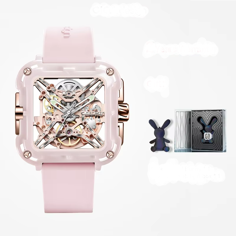 CIGA Design X Series Couple Watch – Ceramic Skeleton Automatic Smash Price Shop Women's Watch