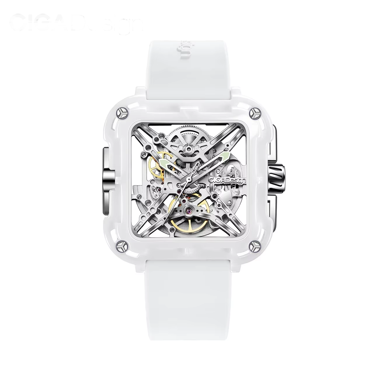 CIGA Design X Series Couple Watch – Ceramic Skeleton Automatic Smash Price Shop Women's Watch