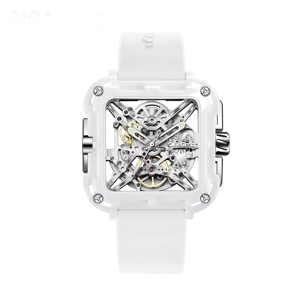 CIGA Design X Series Couple Watch – Ceramic Skeleton Automatic