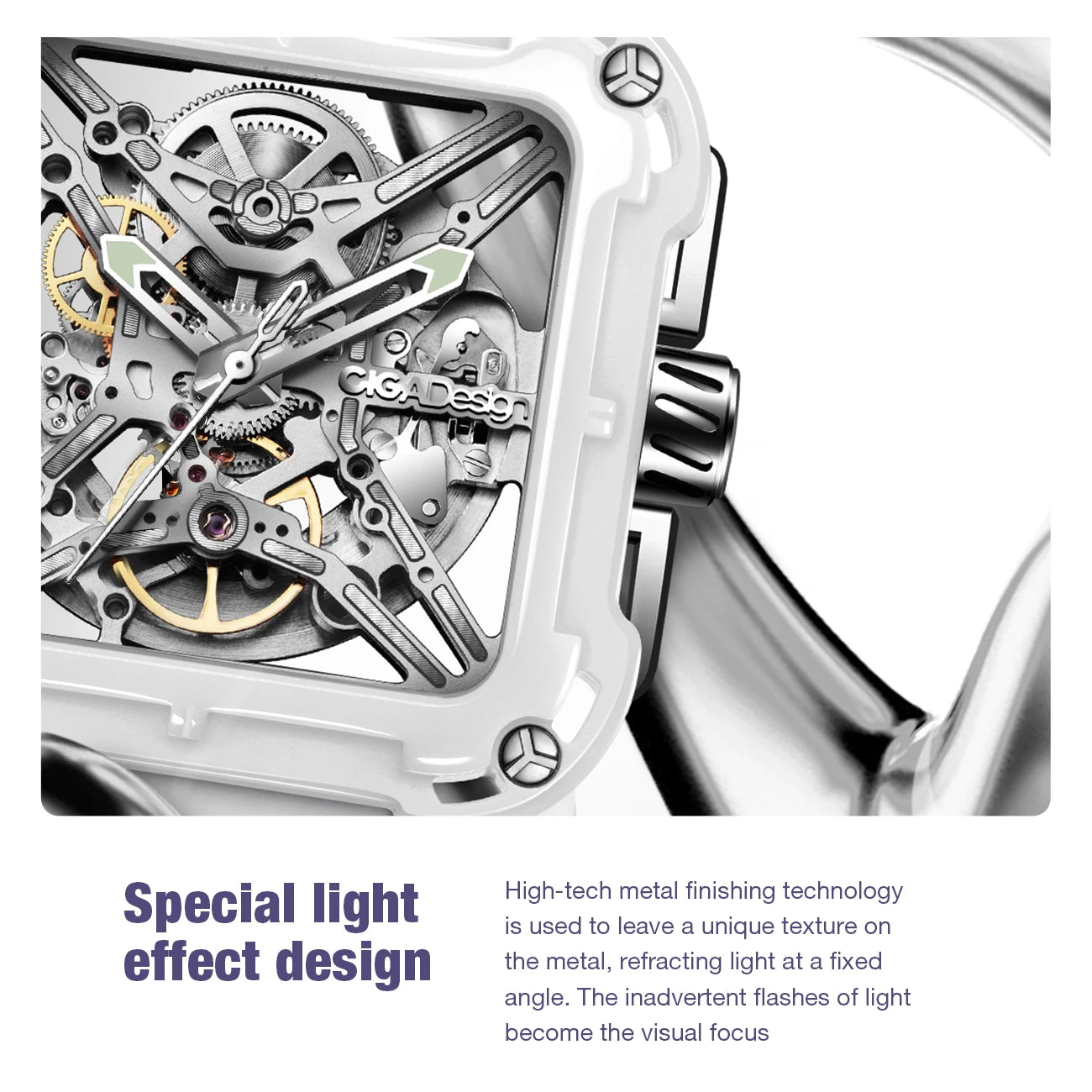 CIGA Design X Series Couple Watch – Ceramic Skeleton Automatic Smash Price Shop Women's Watch