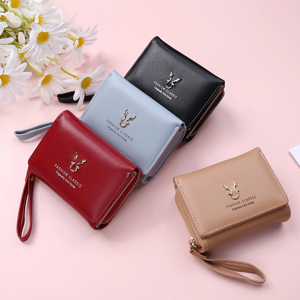 Compact PU Leather Wallet with Coin Purse – product image 2