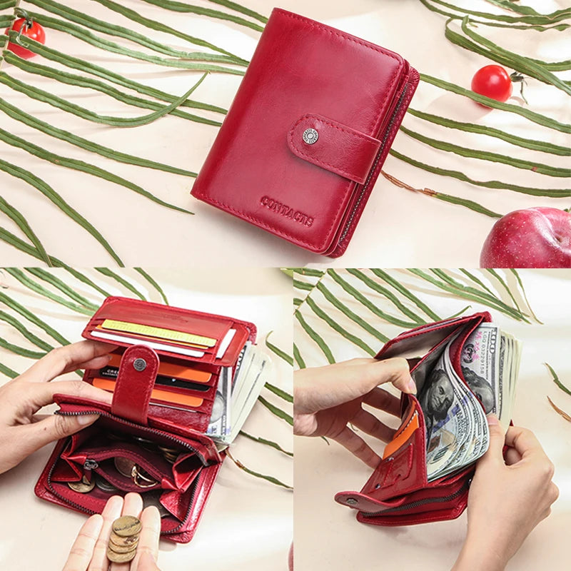 Contact’S Genuine Leather RFID Compact Wallet – product image 2