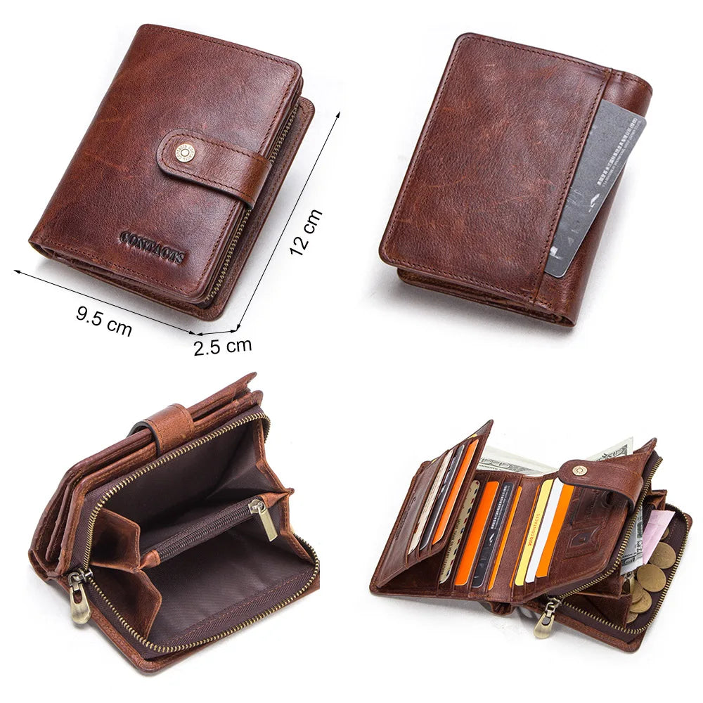 Contact’S Genuine Leather RFID Compact Wallet – product image 6