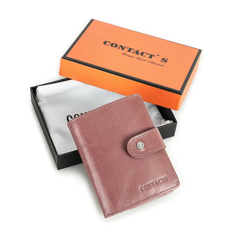 Contact’S Genuine Leather RFID Compact Wallet in Blossom Box – product image 12