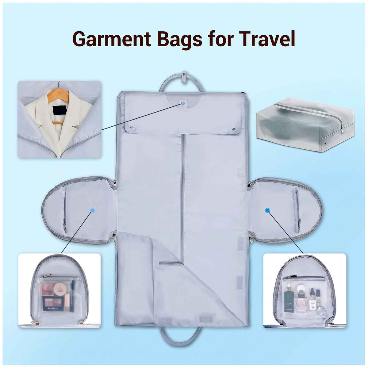 Convertible Weekender Duffel & Garment Bag – product image 10