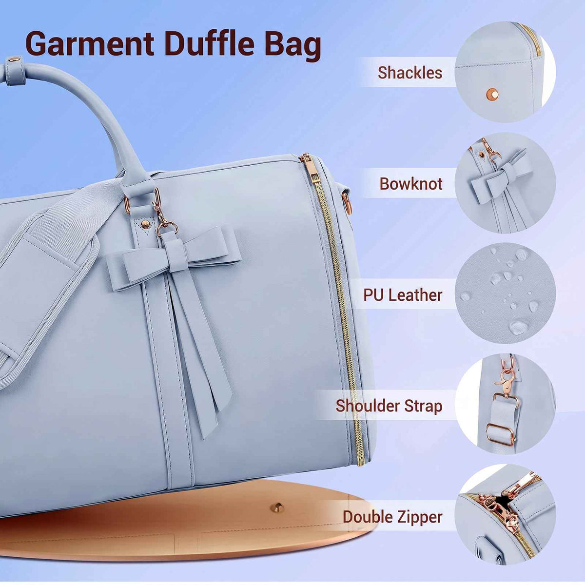 Convertible Weekender Duffel & Garment Bag – product image 11