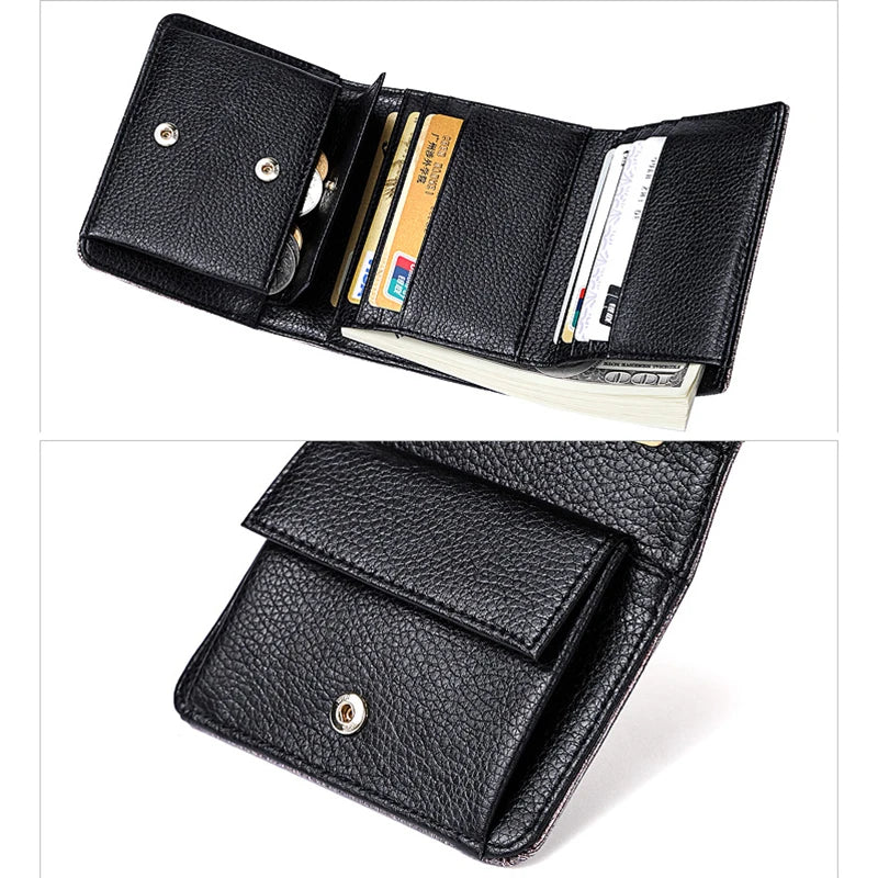 Cowhide Leather RFID Wallet – product image 3