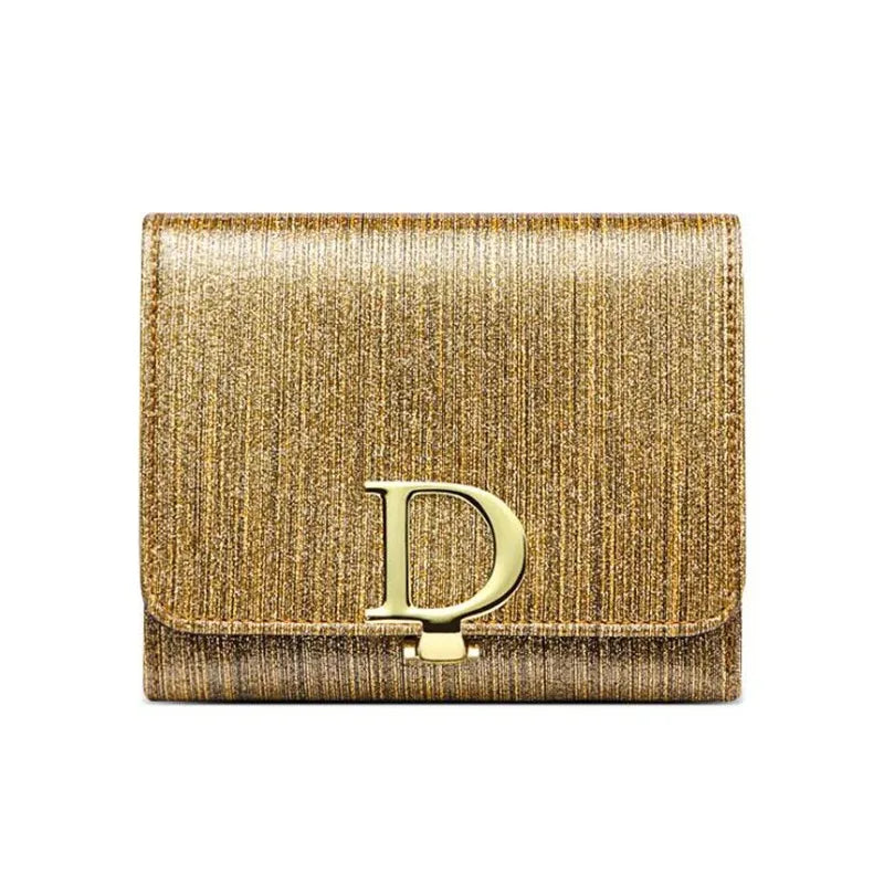 Cowhide Leather RFID Wallet in Gold – product image 6