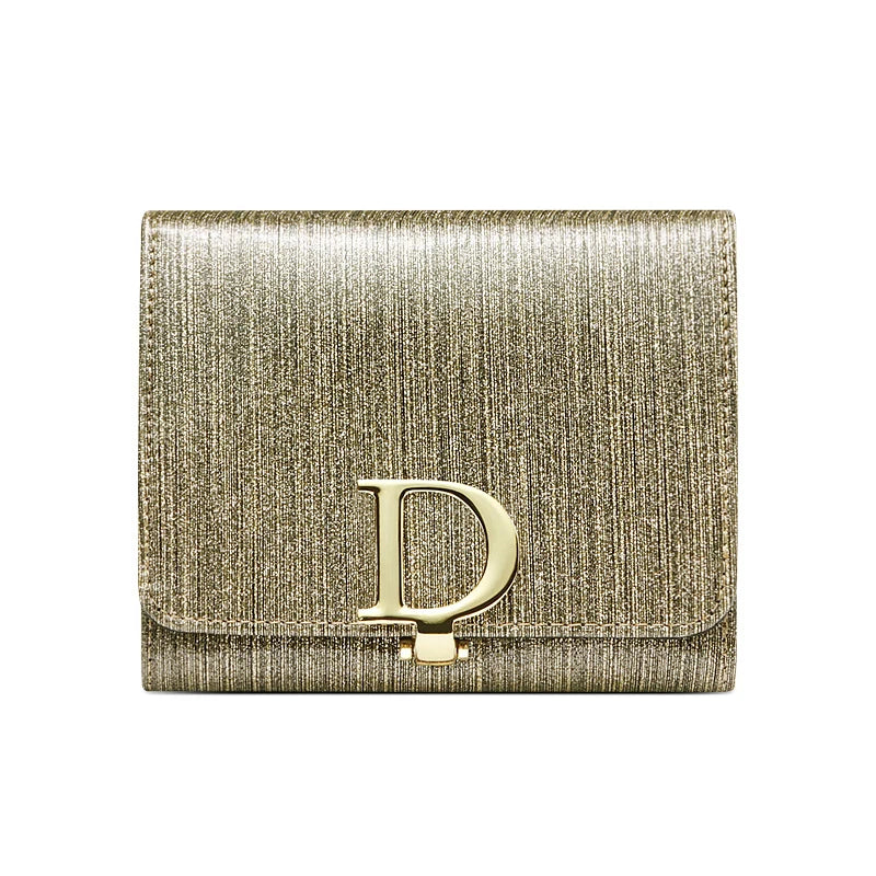 Cowhide Leather RFID Wallet in Light gold – product image 9