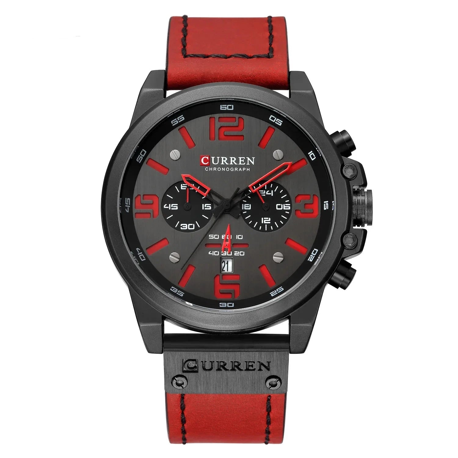 CURREN 8314 Chronograph Quartz Watch – Waterproof & Military Style