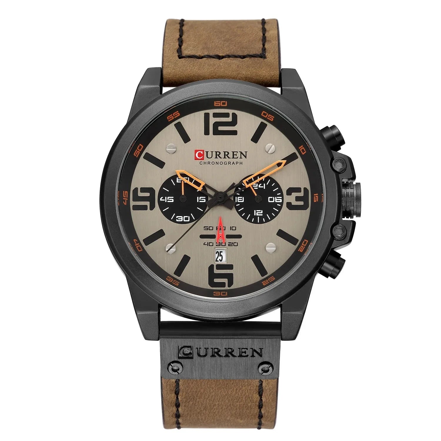 CURREN 8314 Chronograph Quartz Watch – Waterproof & Military Style Smash Price Shop Men's Watch