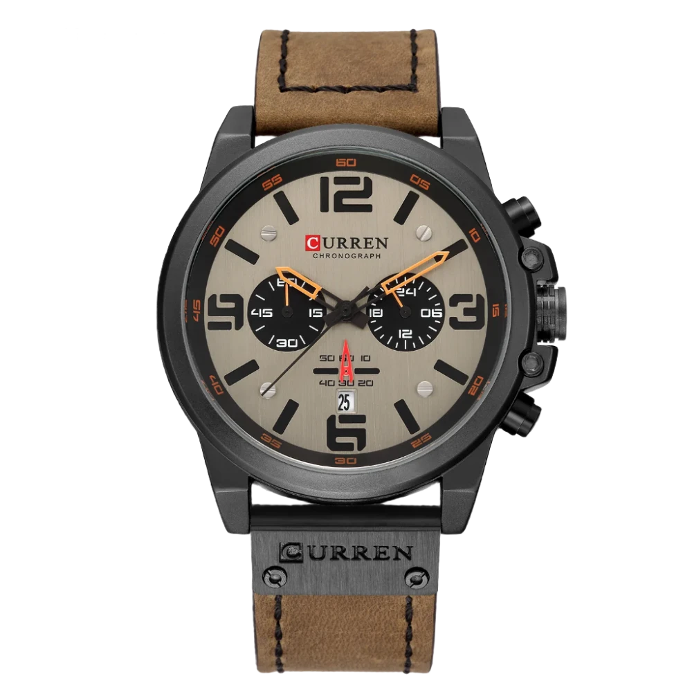 CURREN Men's Chronograph Watch – Luxury Quartz Sports Design