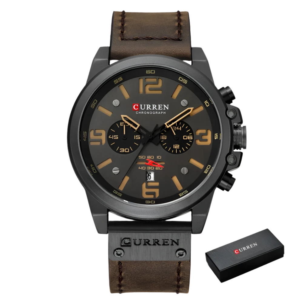 CURREN Men's Chronograph Watch – Luxury Quartz Sports Design