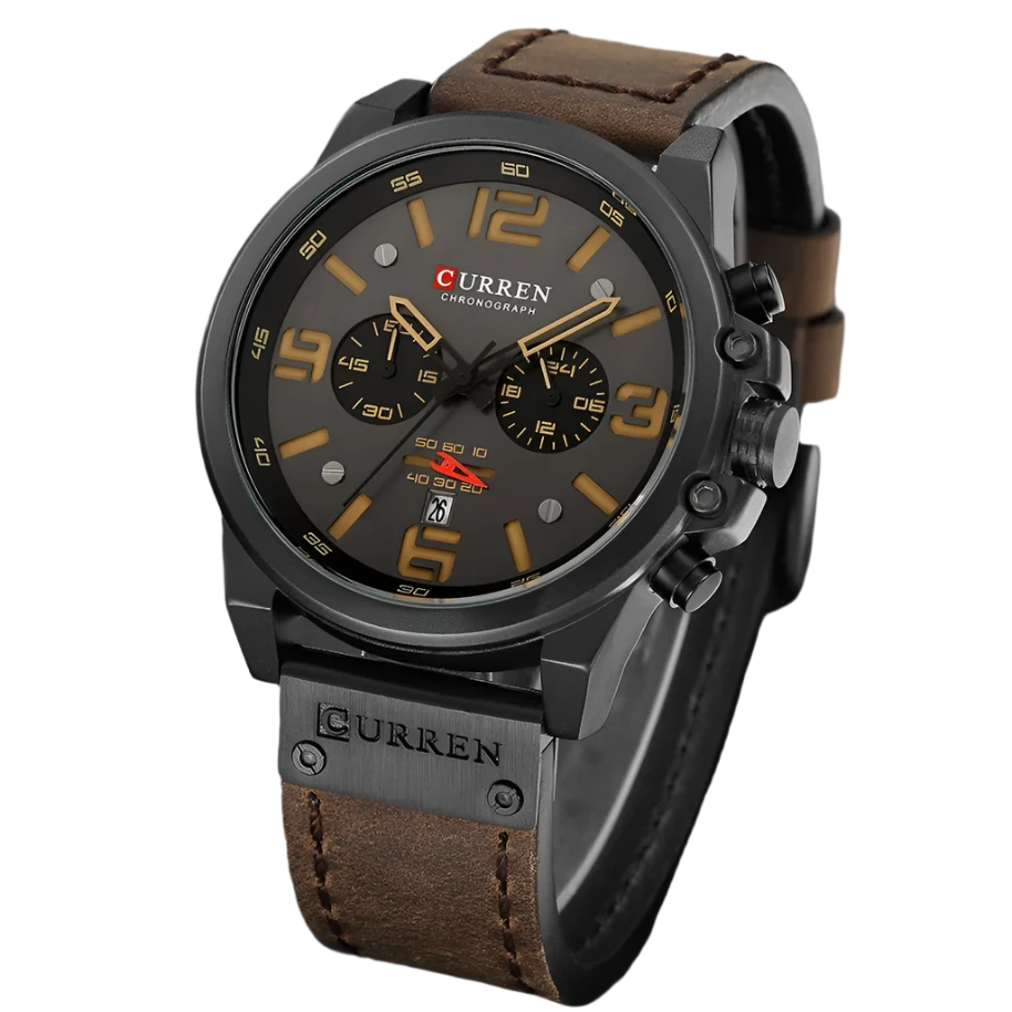 CURREN Men's Chronograph Watch – Luxury Quartz Sports Design
