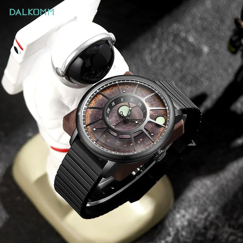 DALKOMM NH35 Planet Watch – 100M Waterproof Automatic Smash Price Shop Men's Watch