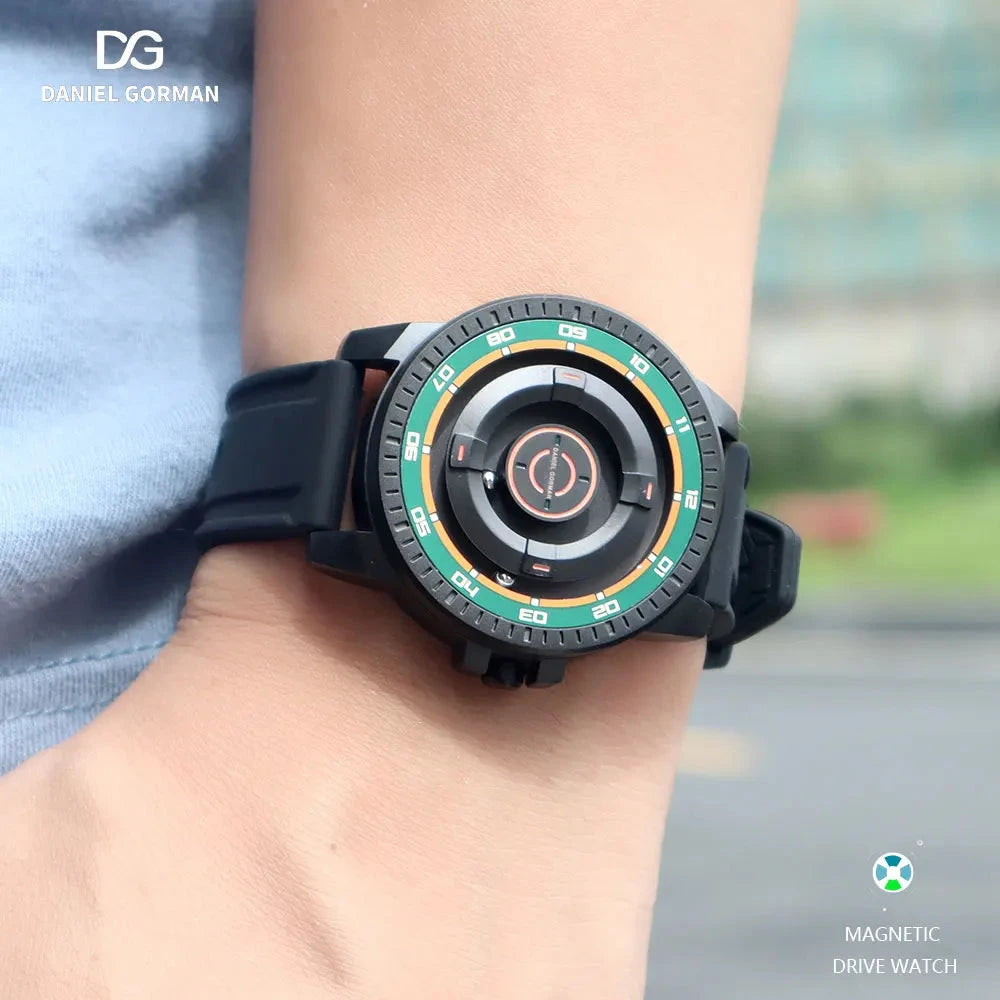 Daniel Gorman Magnetic Quartz Watch – Anti-Magnetic Waterproof Design Smash Price Shop Men's Watch