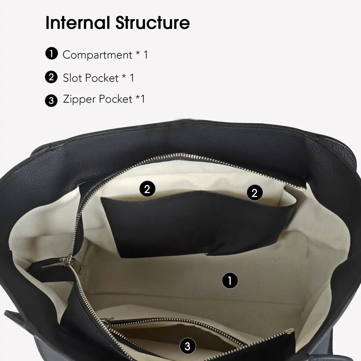 DONNA N Slouchy Genuine Leather Shoulder Tote – product image 9
