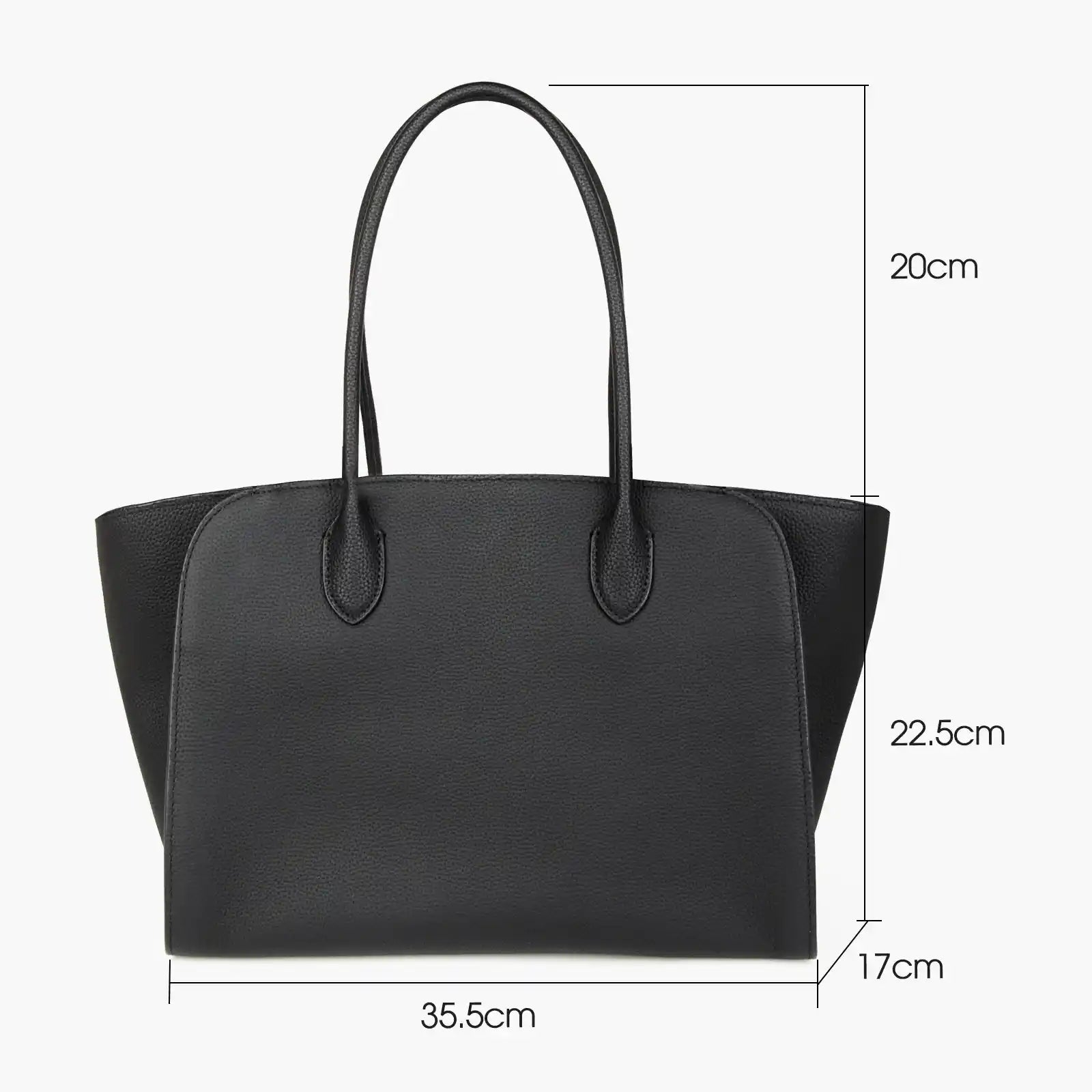 DONNA N Slouchy Genuine Leather Shoulder Tote – product image 11