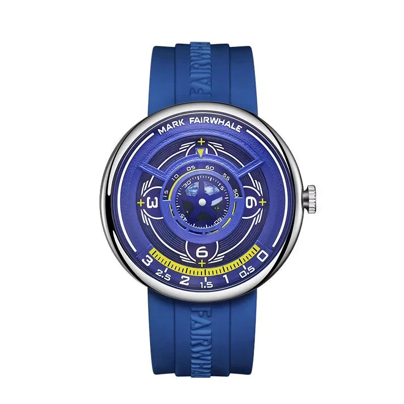 Earth 3D Men's Watch – Luminous Quartz by Haofa