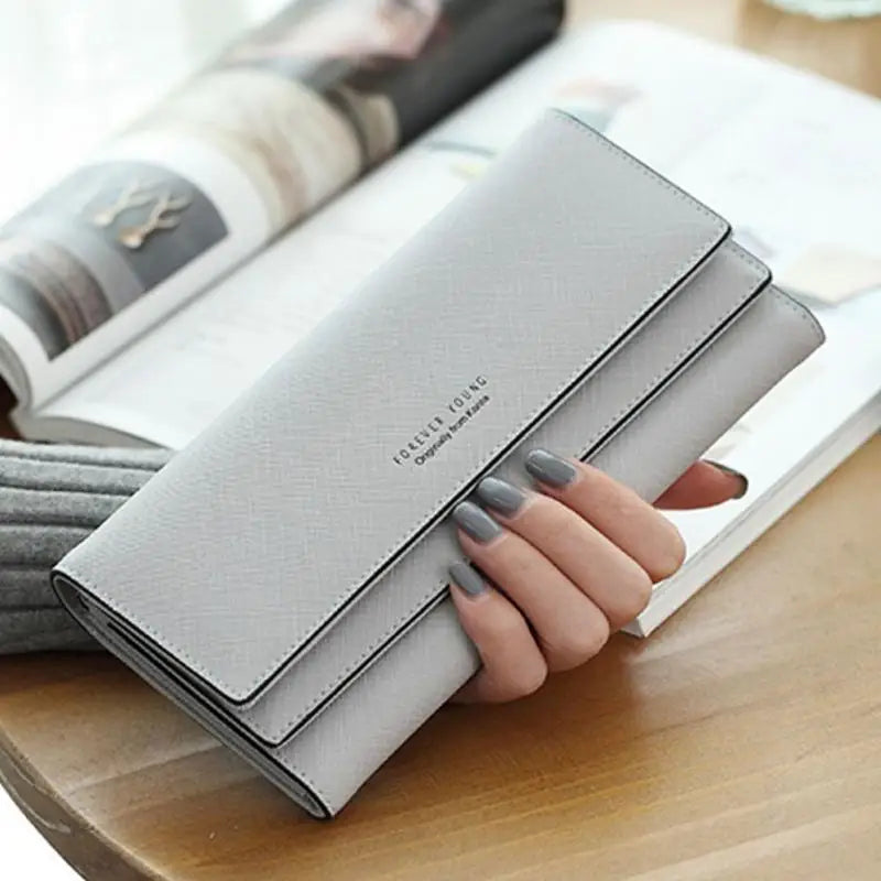 Elegant Large Capacity PU Wallet Clutch – product image 1