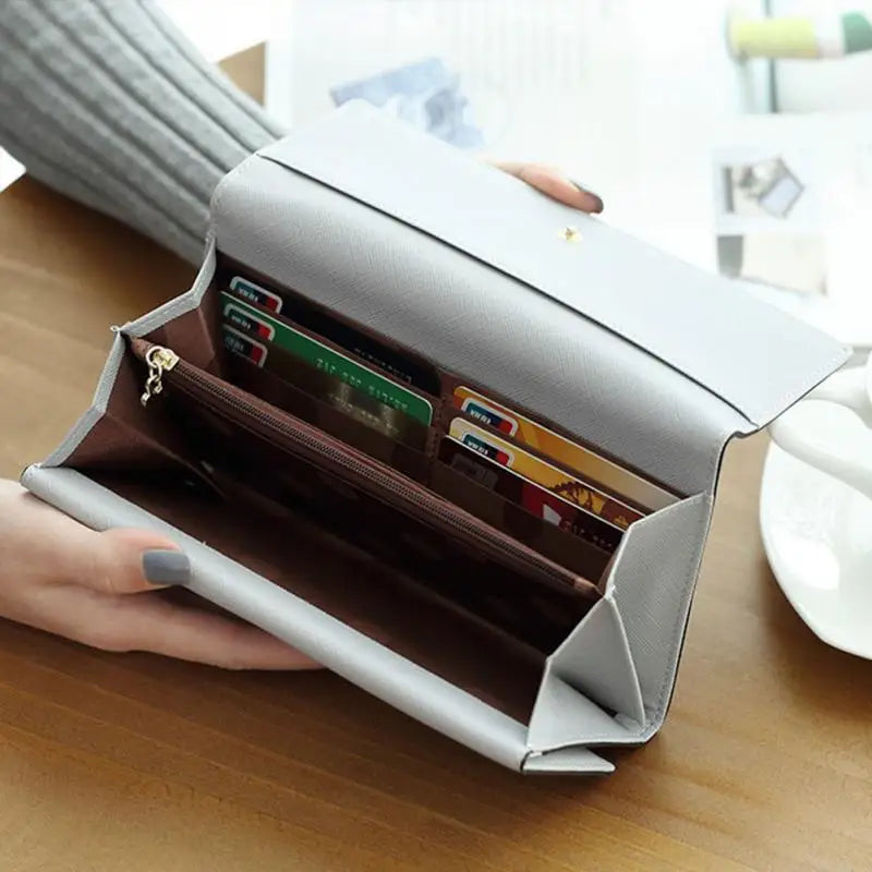Elegant Large Capacity PU Wallet Clutch – product image 3