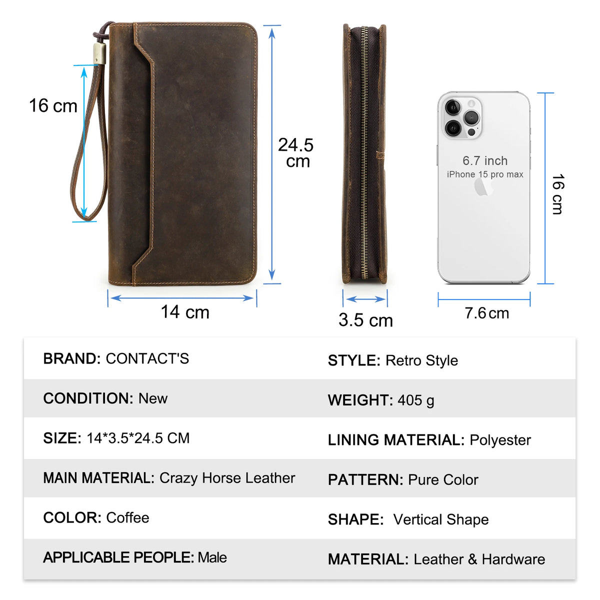 Family Passport Wallet with AirTag Slot for Travel Genuine Leather Credit Card Boarding Pass Holder Pen Cover Money Clutch Bag Smash Price Shop
