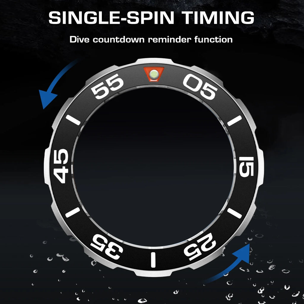 FeelNever Automatic 100BAR Diver Men’s Sapphire Watch