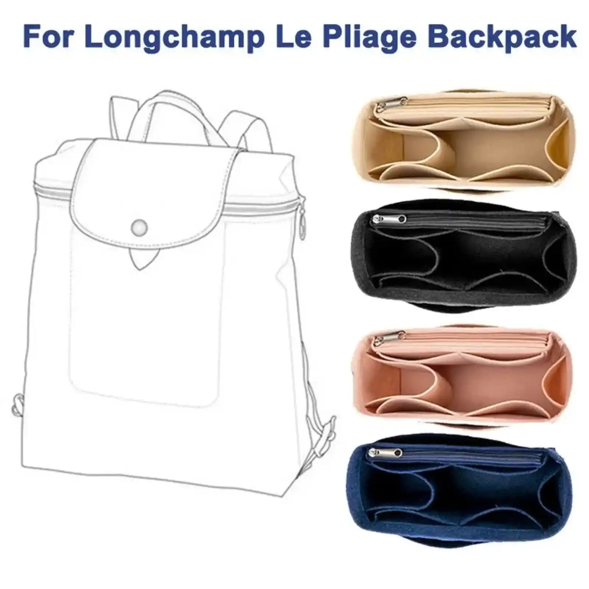 Felt Tote Bag Organizer Insert – product image 9