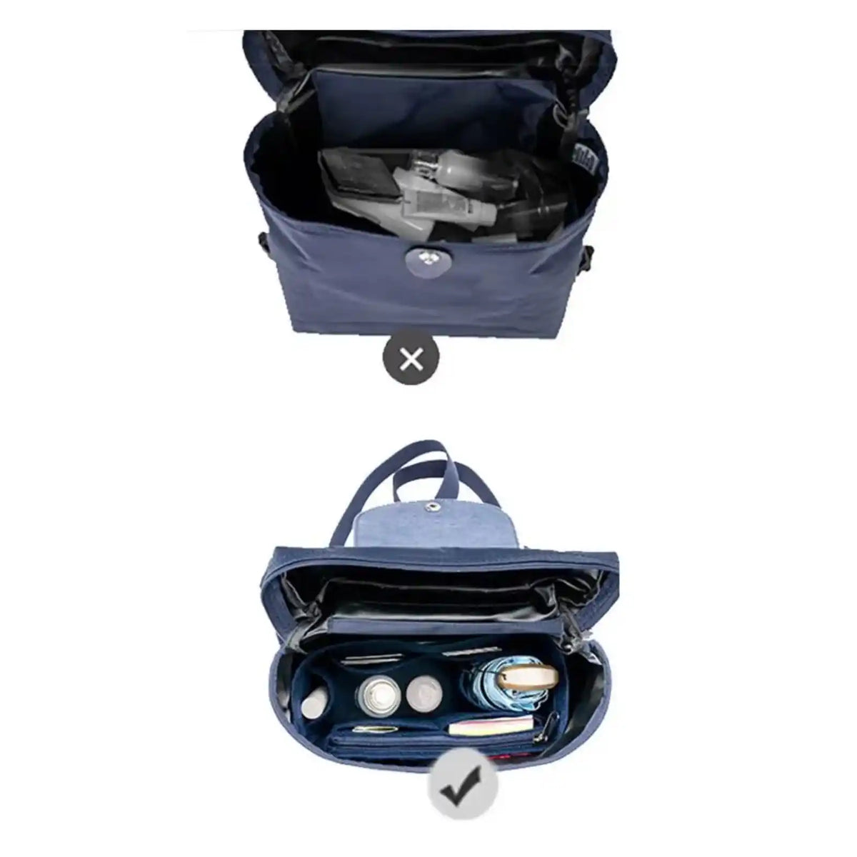 Felt Tote Bag Organizer Insert – product image 14