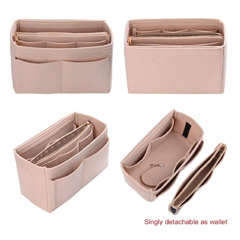 Felt Purse Organizer Insert Bag – product image 5