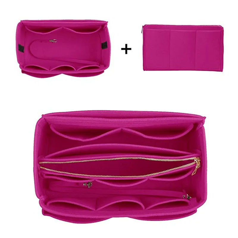 Felt Purse Organizer Insert Bag – product image 7