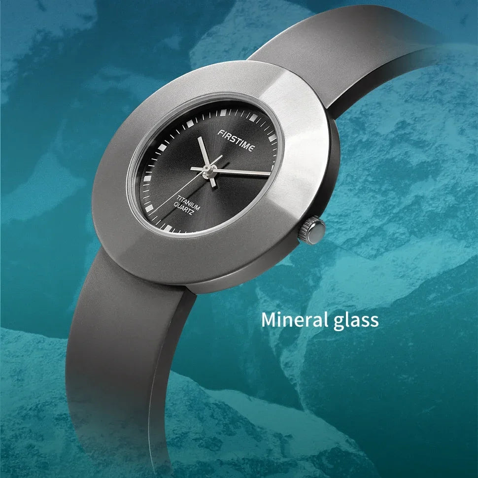 Firstime Women's Ultra-Light Titanium Quartz Watch
