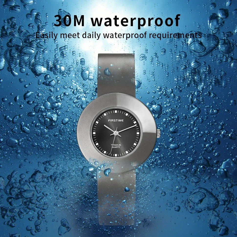 Firstime Women's Ultra-Light Titanium Quartz Watch