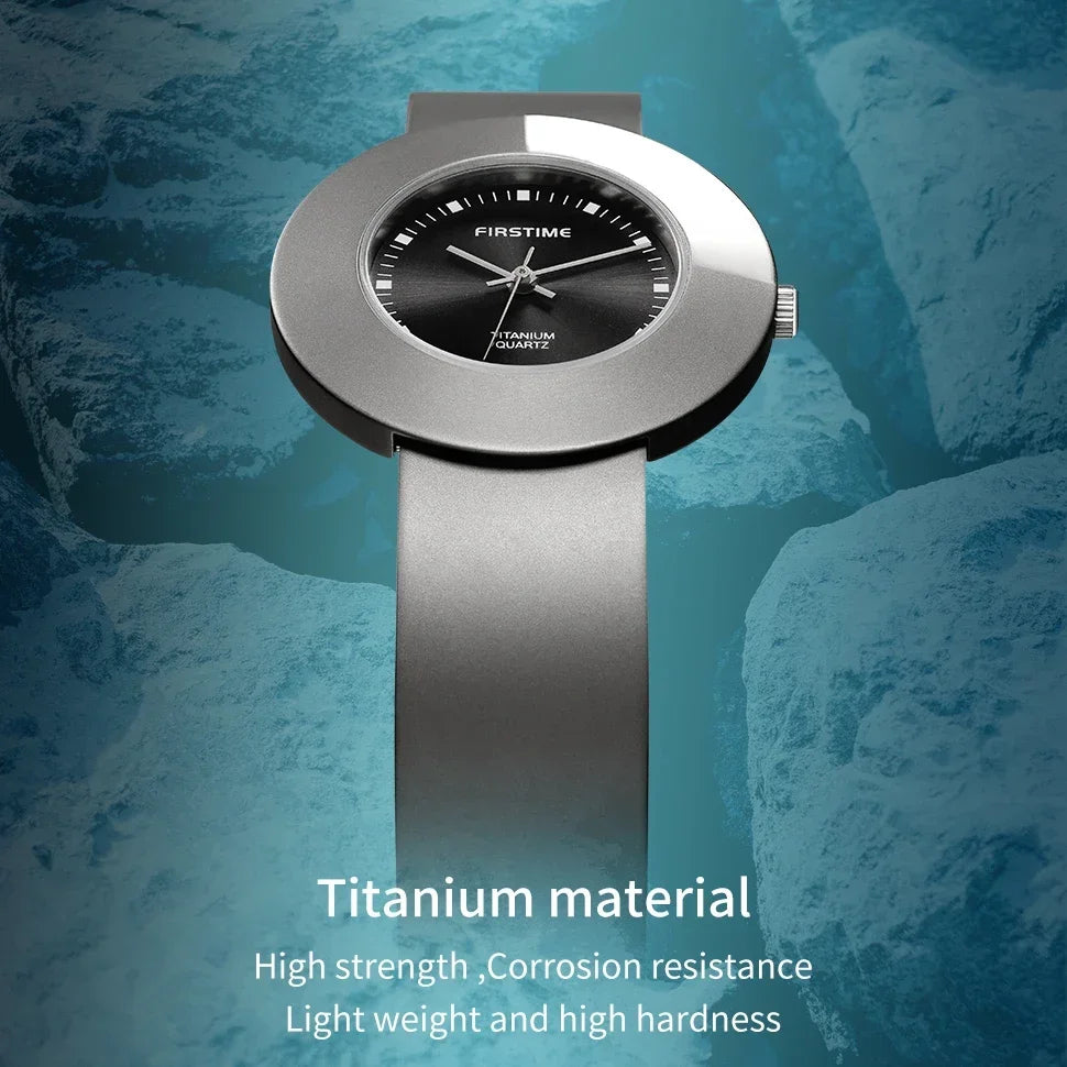Firstime Women's Ultra-Light Titanium Quartz Watch